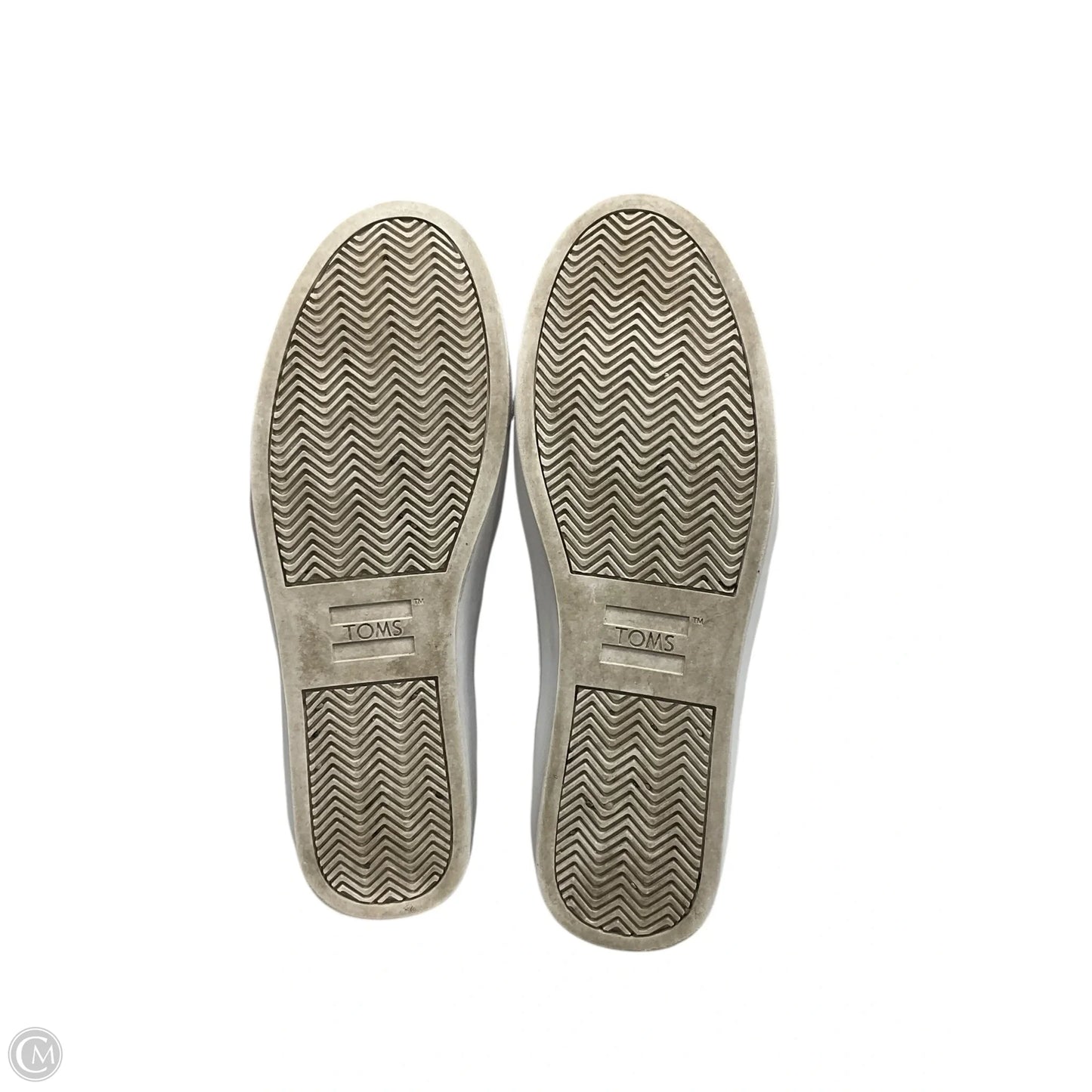 Shoes Flats By Toms In Grey, Size: 9.5
