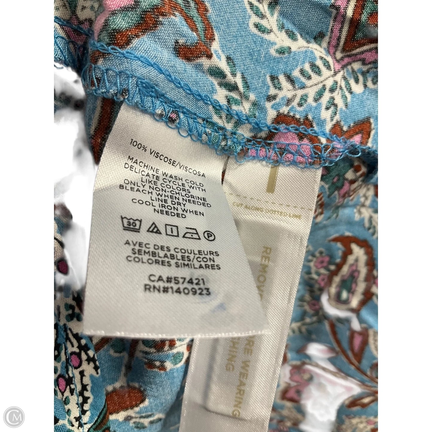 Dress Casual Midi By Loft In Floral Print, Size: M