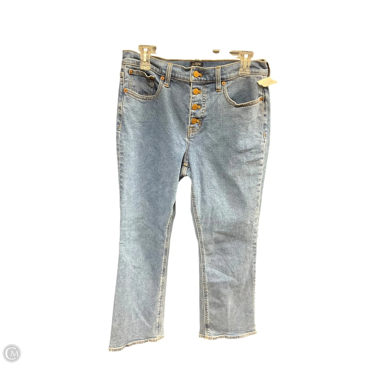 Jeans Straight By J. Crew In Blue Denim, Size: 6