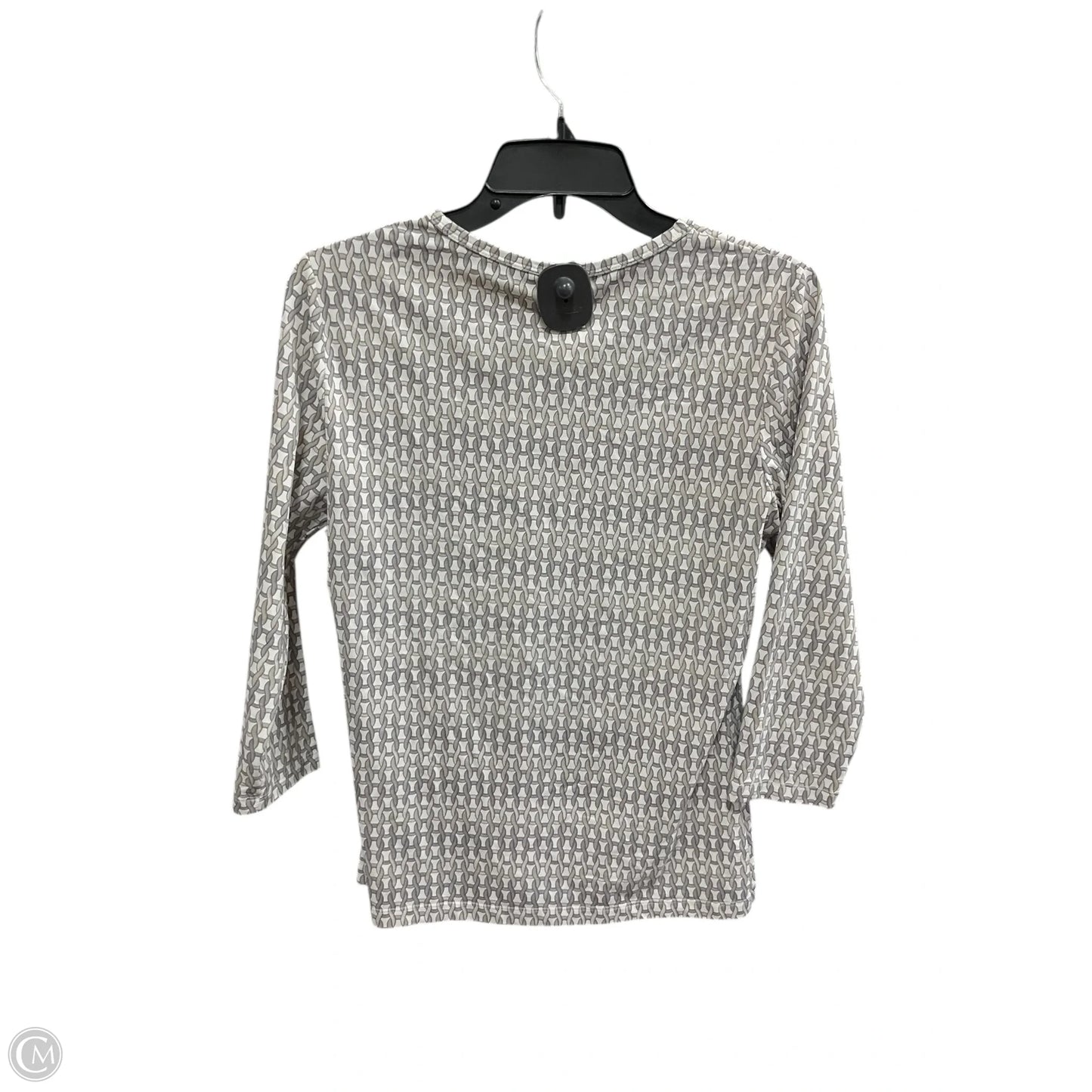 Top Long Sleeve By J Mclaughlin In Grey, Size: M