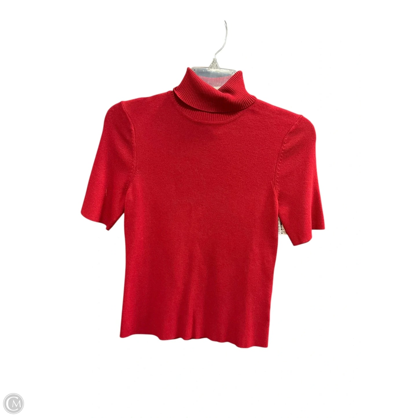 Top Short Sleeve By Anne Klein In Red, Size: Xs