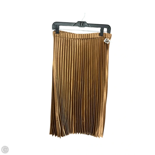 Skirt Midi By Anne Klein In Bronze, Size: S