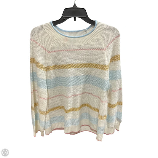 Sweater By Democracy In Striped Pattern, Size: M