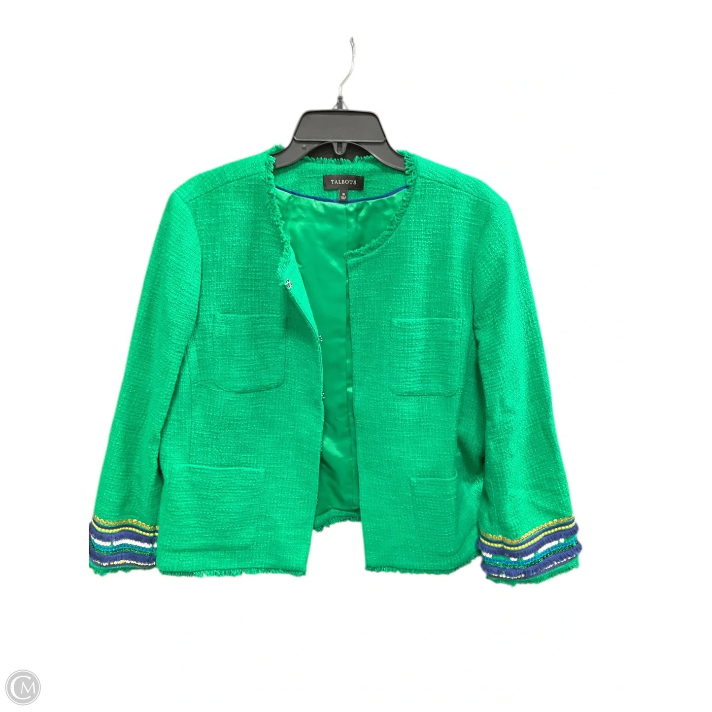 Blazer By Talbots In Green, Size: Xl