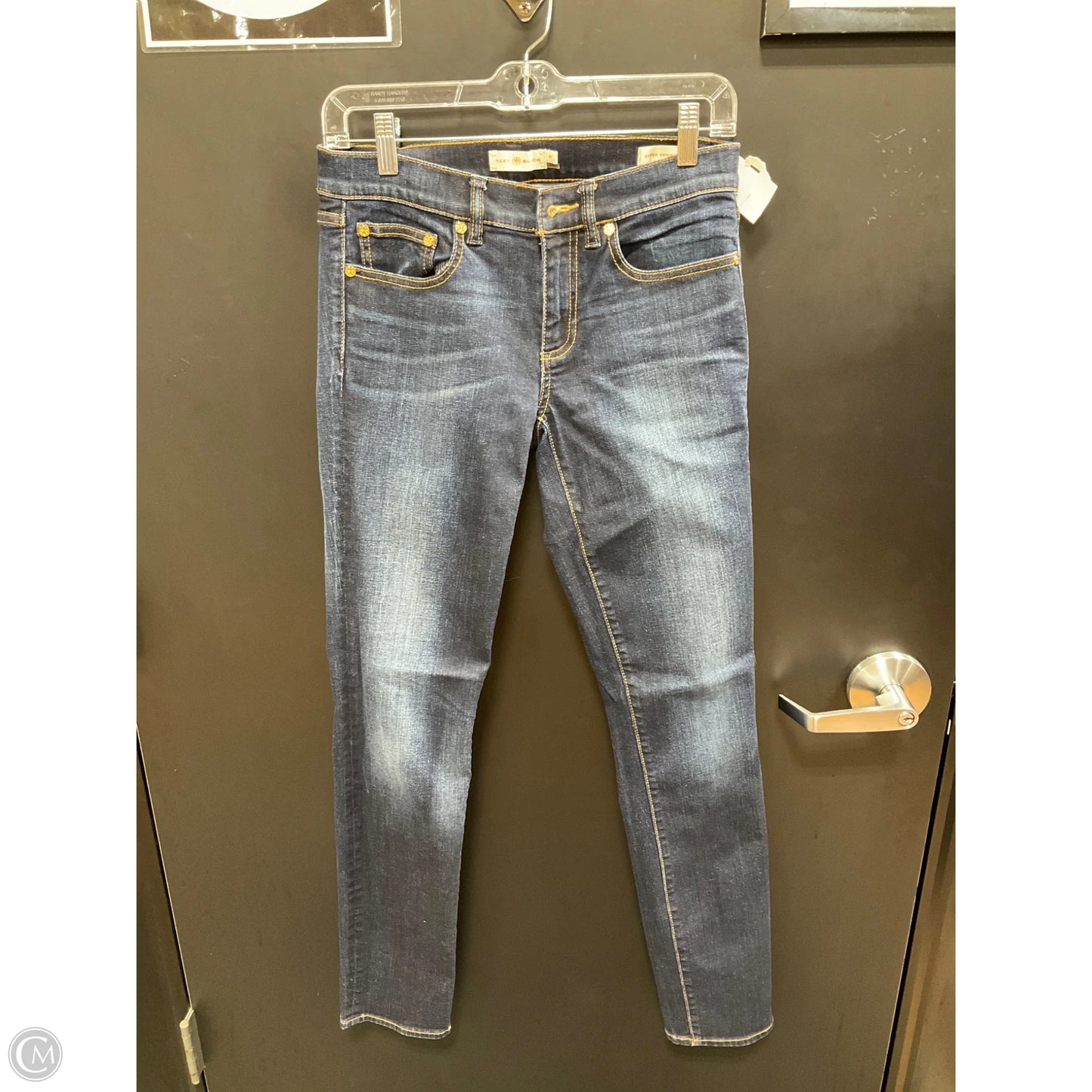 Jeans Designer By Tory Burch In Blue Denim, Size: 4