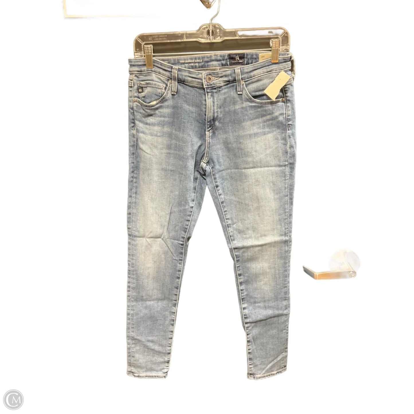 Jeans Skinny By Ag Jeans In Blue Denim, Size: 6