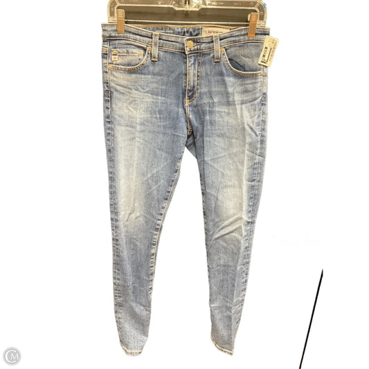 Jeans Skinny By Ag Jeans In Blue Denim, Size: 6