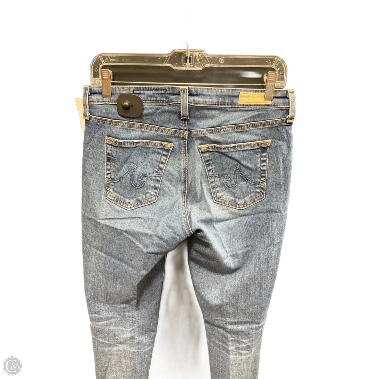 Jeans Skinny By Ag Jeans In Blue Denim, Size: 6