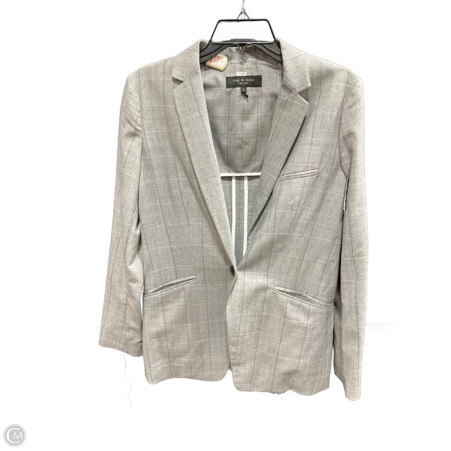 Blazer By Rag And Bone In Grey, Size: 4