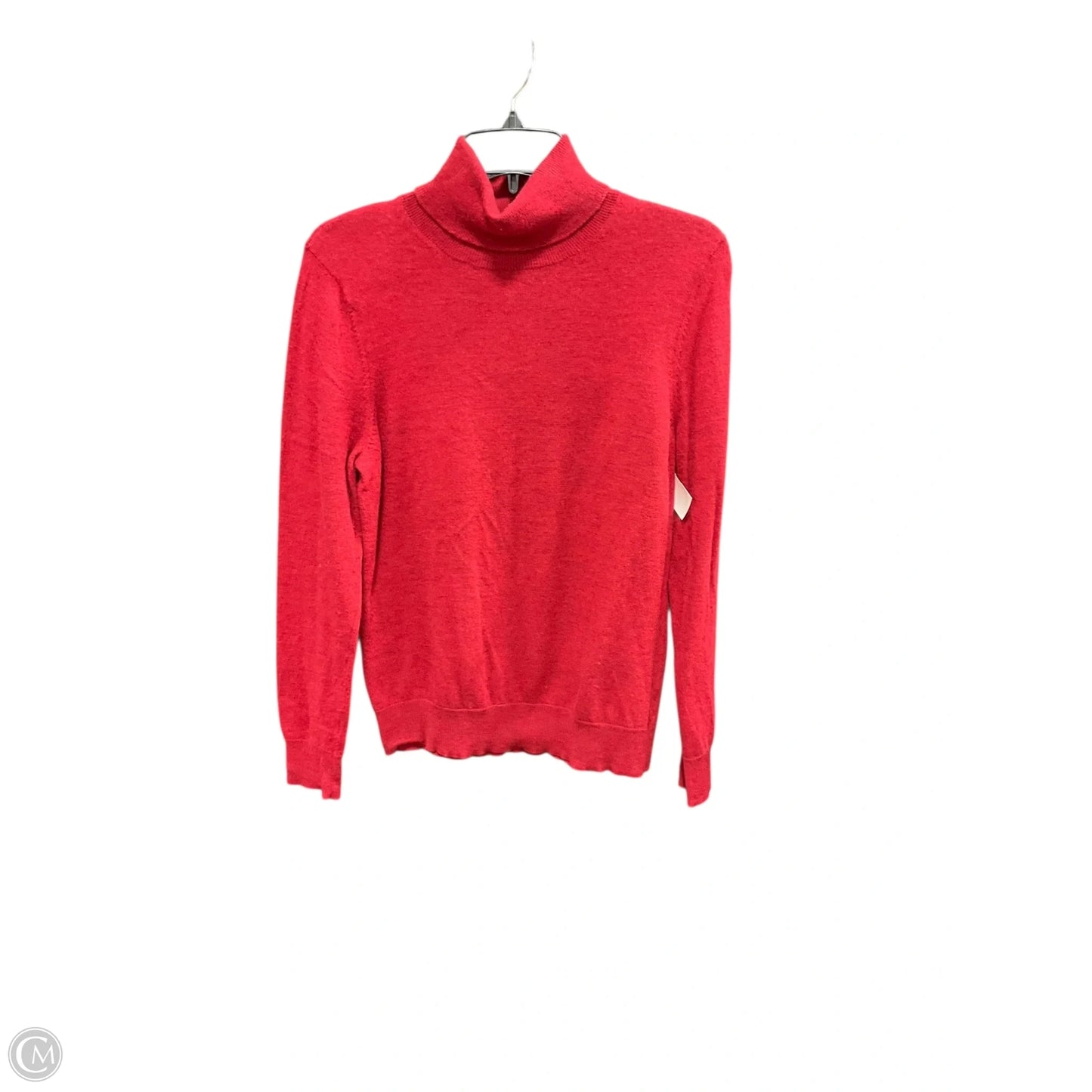 Top Long Sleeve By Halston Heritage In Red, Size: L