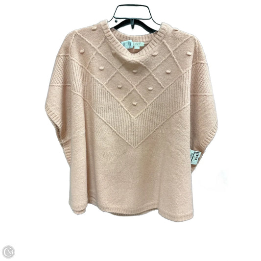 Poncho By Loft In Pink, Size: S