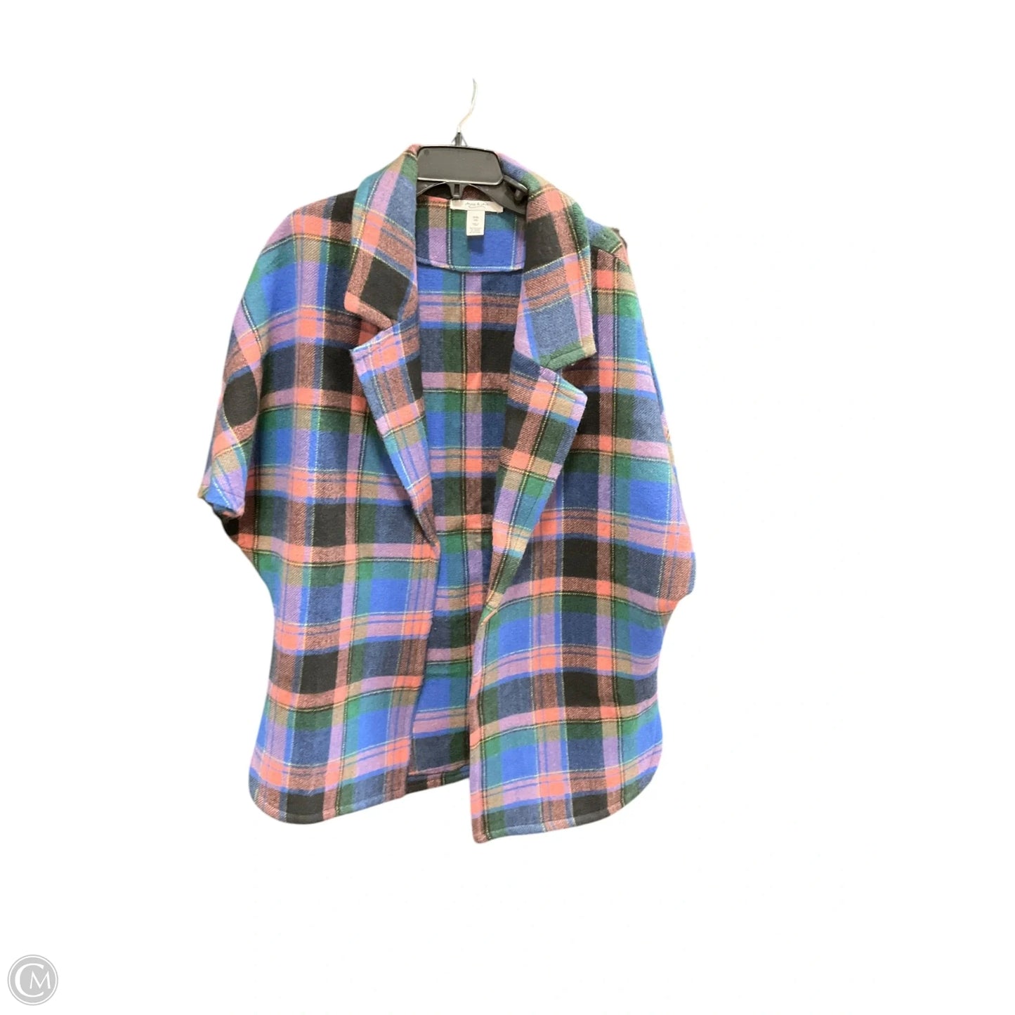 Cardigan By Anna & Ava In Plaid Pattern, Size: Osfm