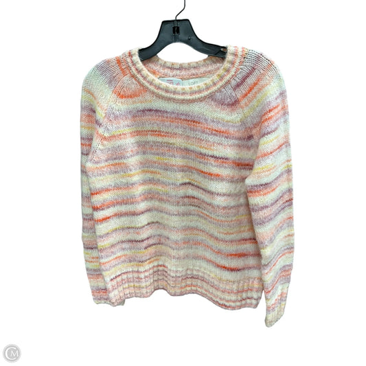 Sweater By Loft In Orange, Size: M