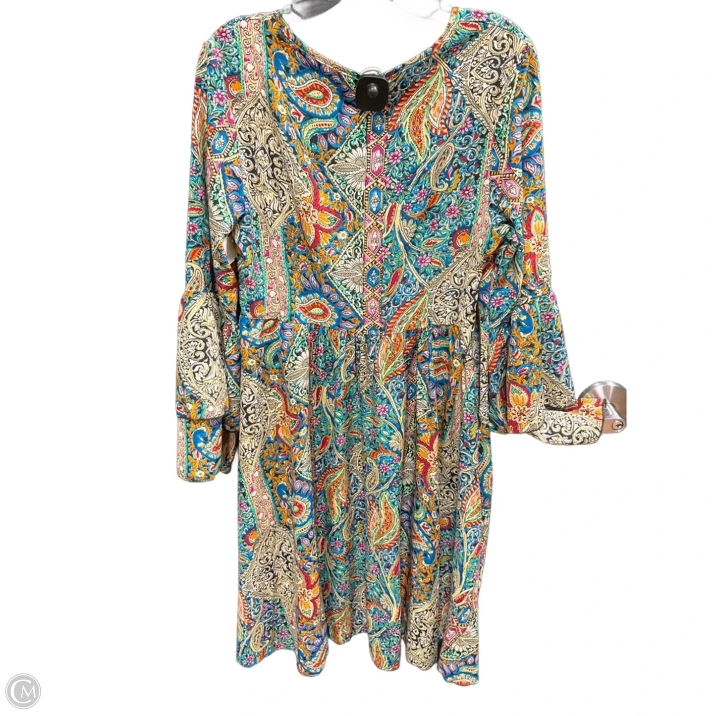 Dress Casual Midi By Clothes Mentor In Multi-colored, Size: M