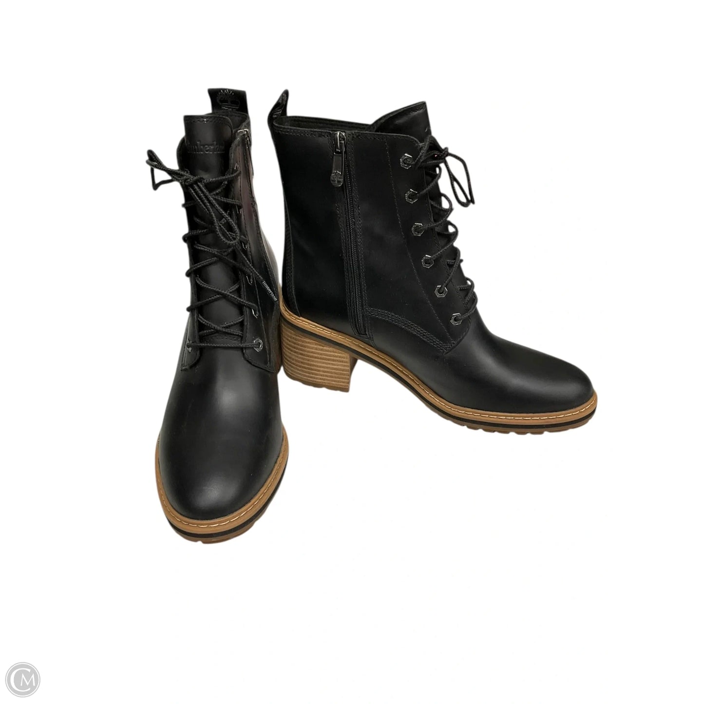 Boots Ankle Heels By Timberland In Black, Size: 9