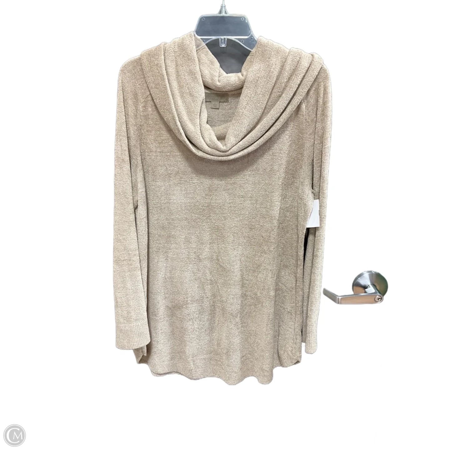 Top Long Sleeve By Barefoot Dreams In Tan, Size: L