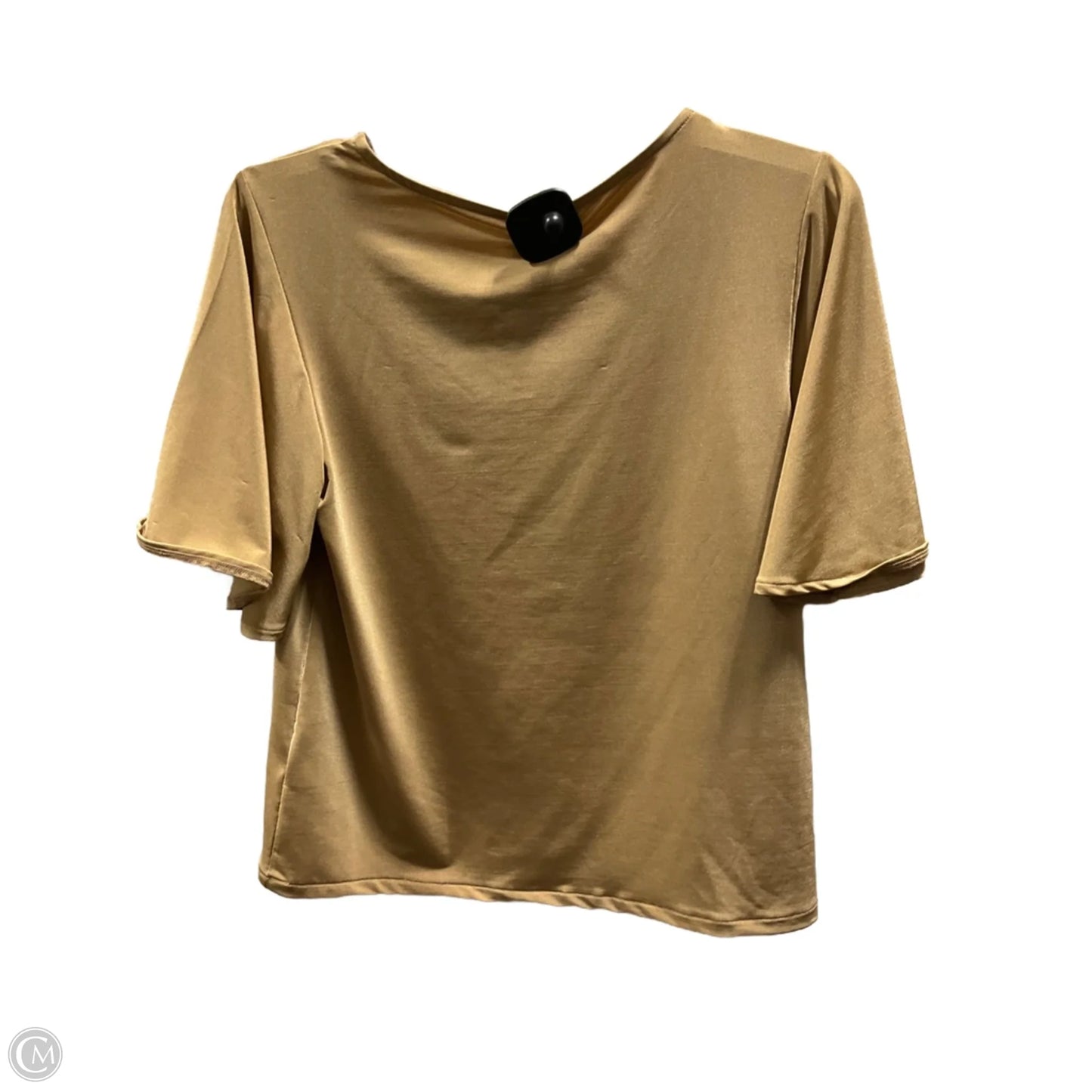 Top Short Sleeve By H&m In Brown, Size: S