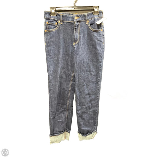 Jeans Straight By Oat In Blue Denim, Size: 2