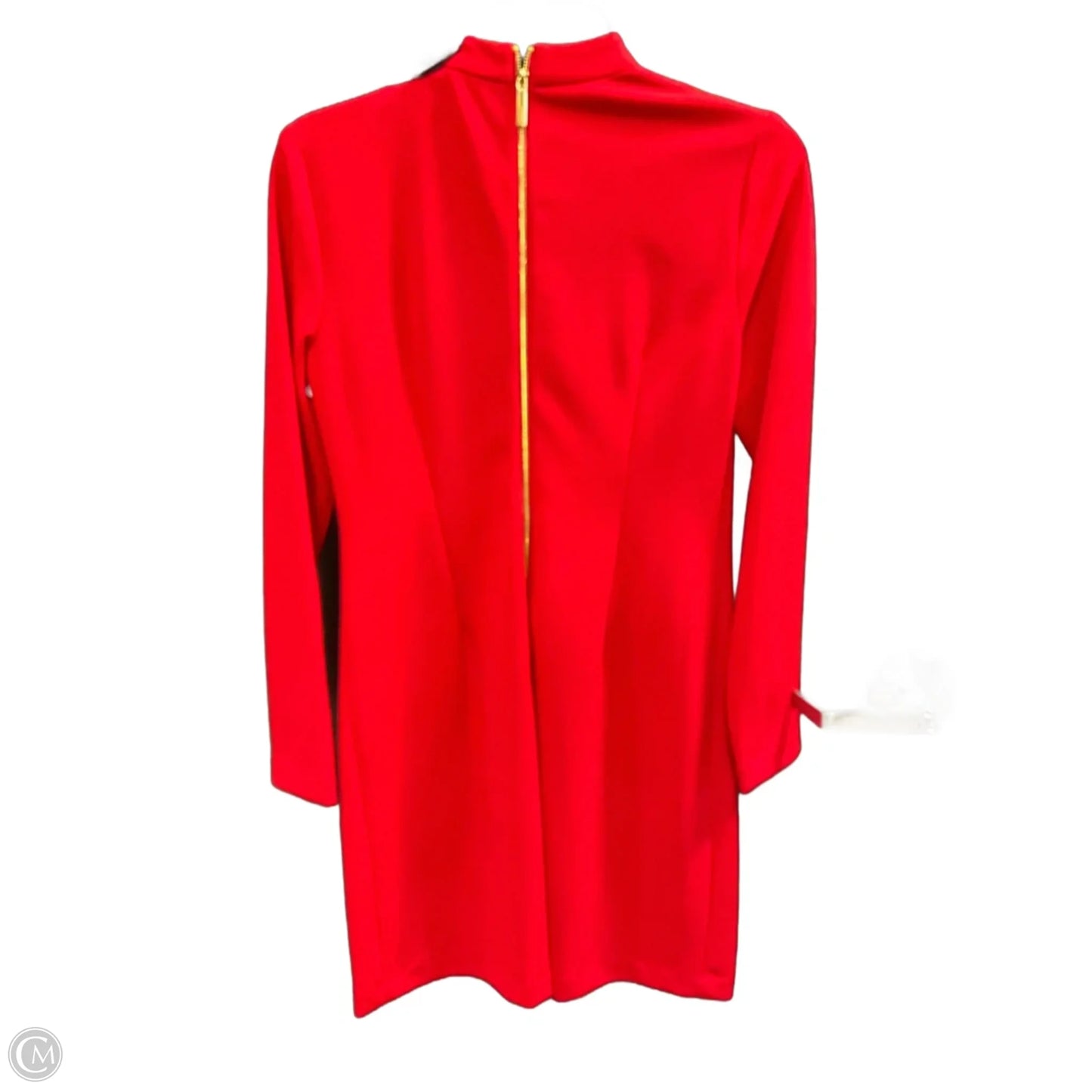 Dress Casual Short By Calvin Klein In Red, Size: S