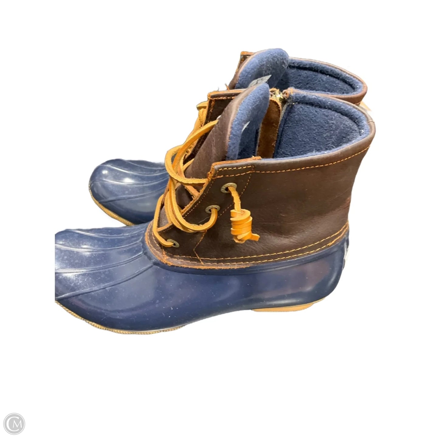 Boots Rain By Sperry In Navy, Size: 9