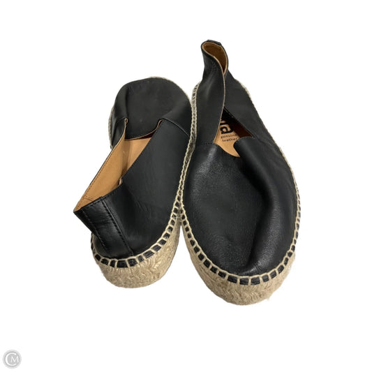 Shoes Flats By Clothes Mentor In Black, Size: 8.5