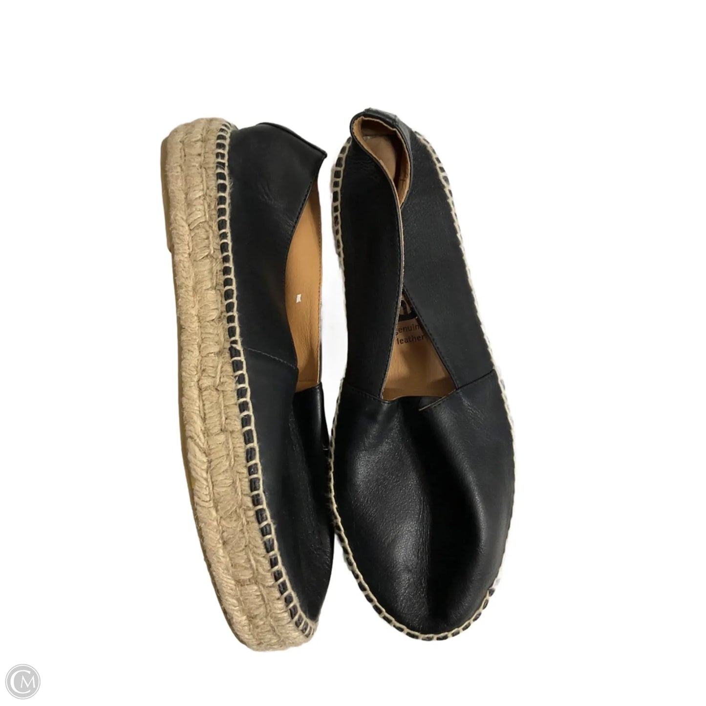 Shoes Flats By Clothes Mentor In Black, Size: 8.5