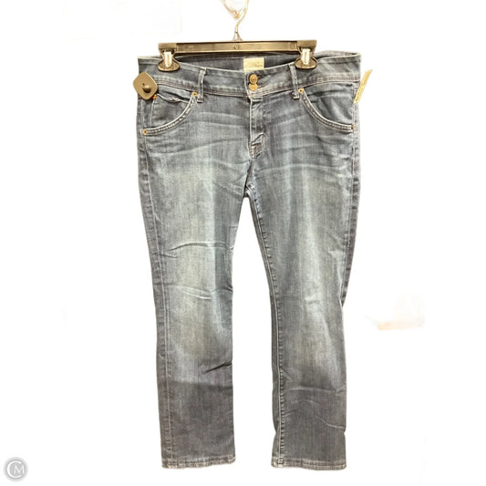 Jeans Straight By Hudson In Blue Denim, Size: 8