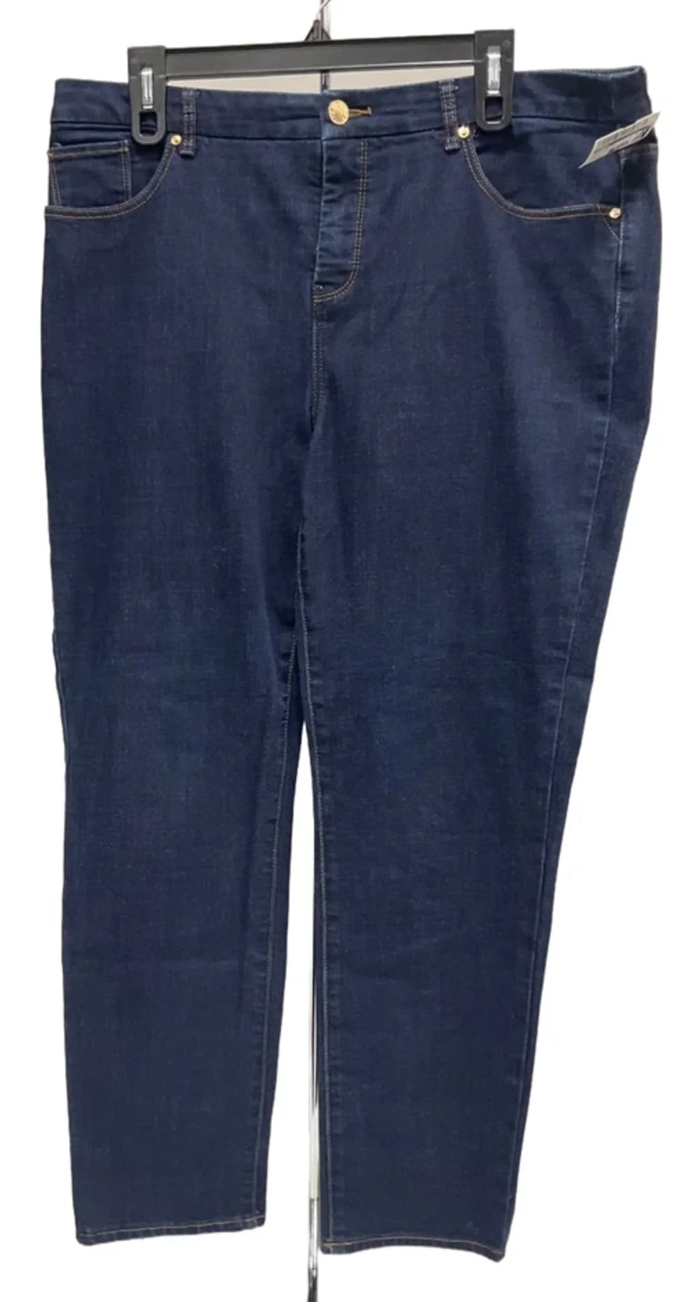Jeans Skinny By Chicos In Blue Denim, Size: 12