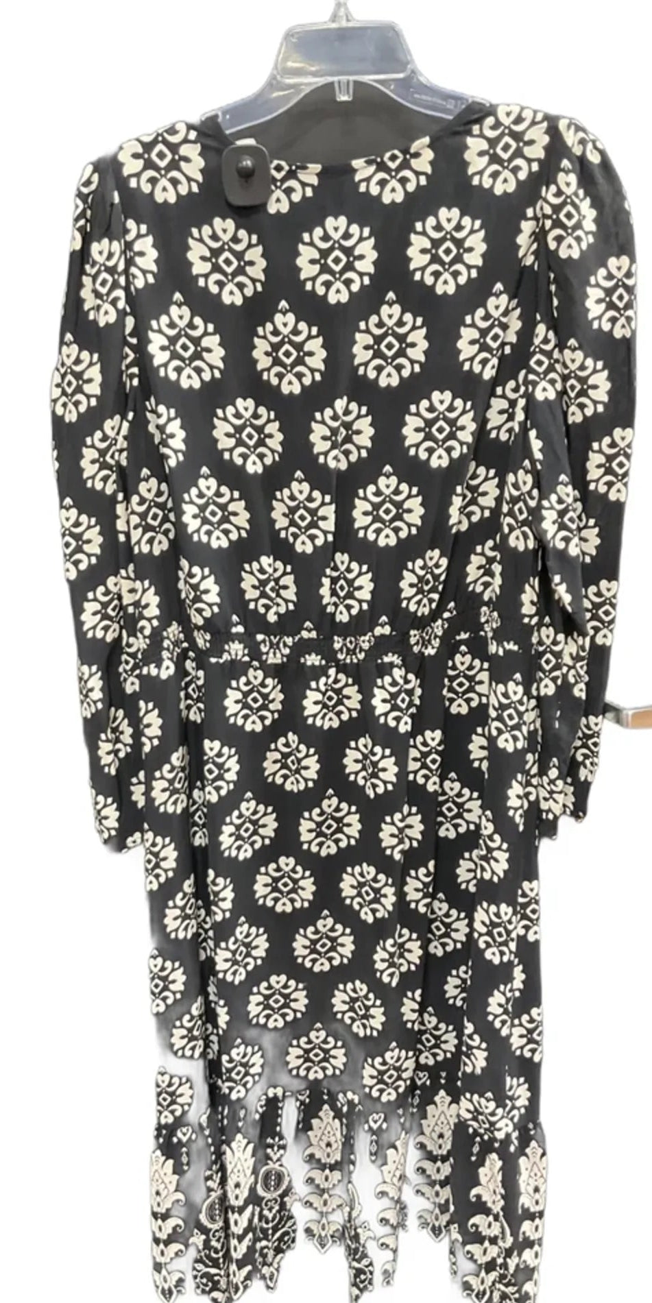 Dress Casual Maxi By Loft In Black & Cream, Size: Xxl