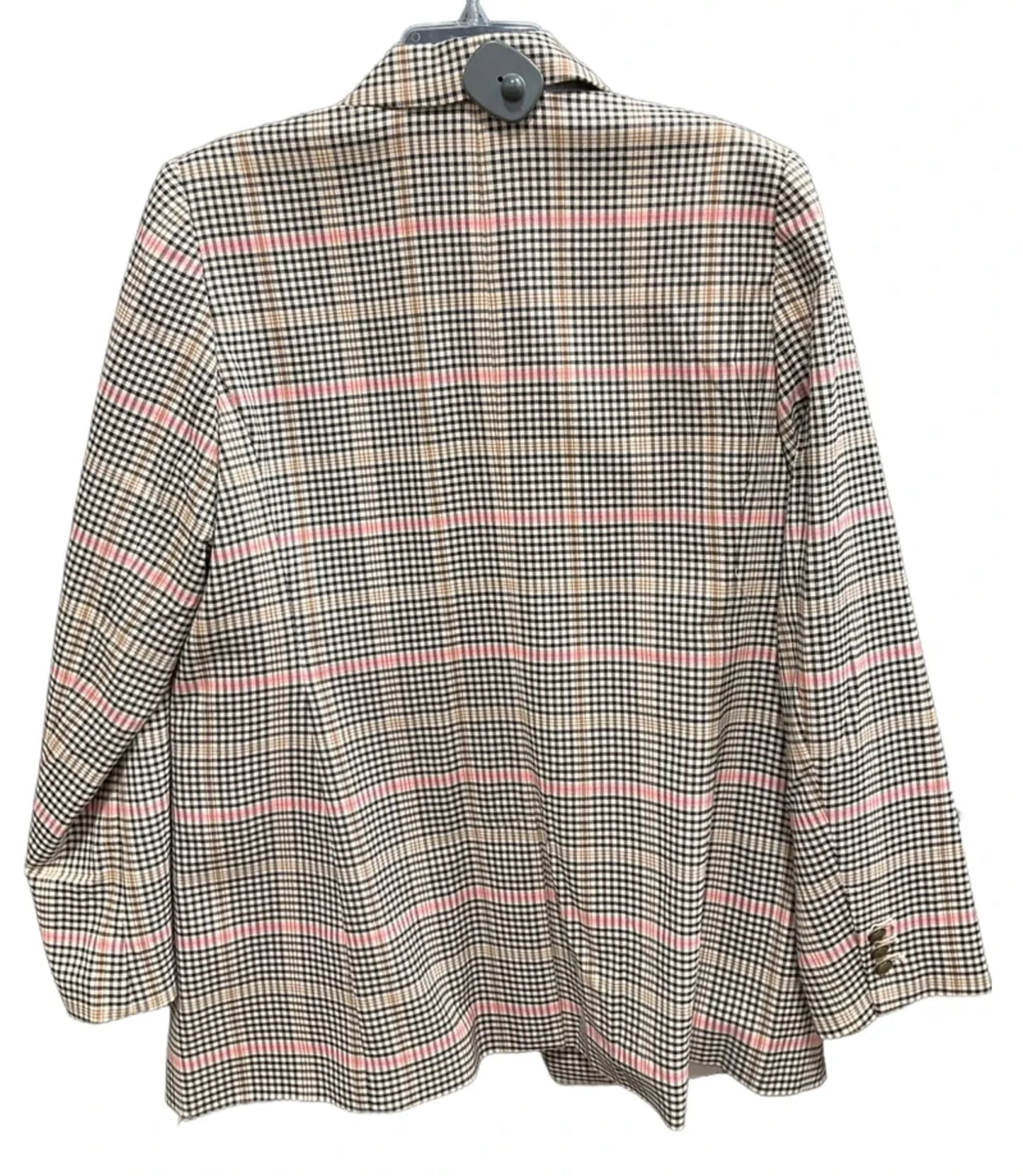 Blazer By Loft In Brown & Cream, Size: L