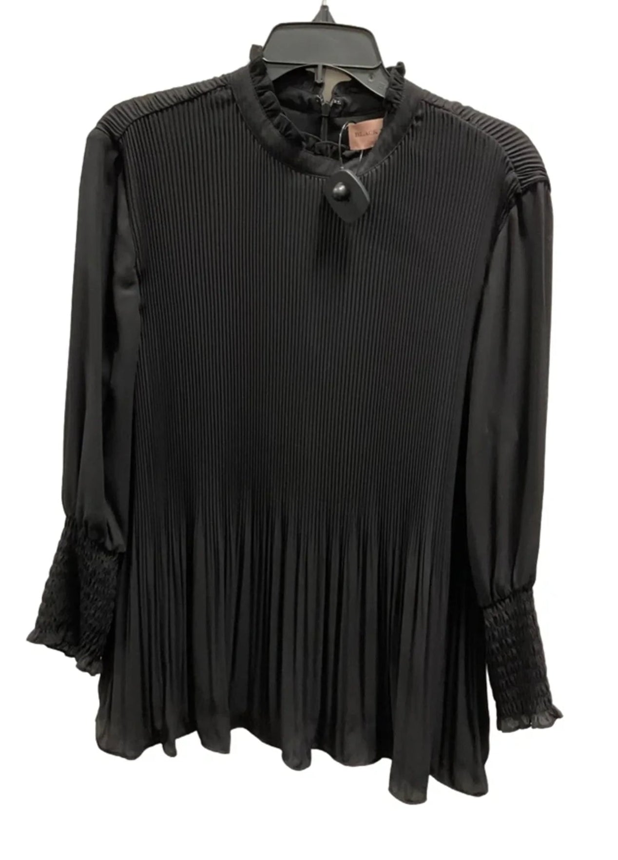 Top Long Sleeve By Black Label In Black, Size: Xl