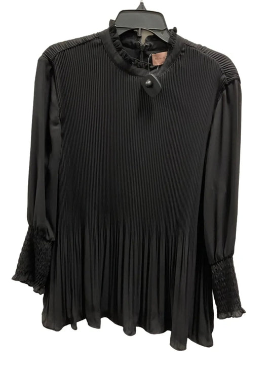Top Long Sleeve By Black Label In Black, Size: Xl