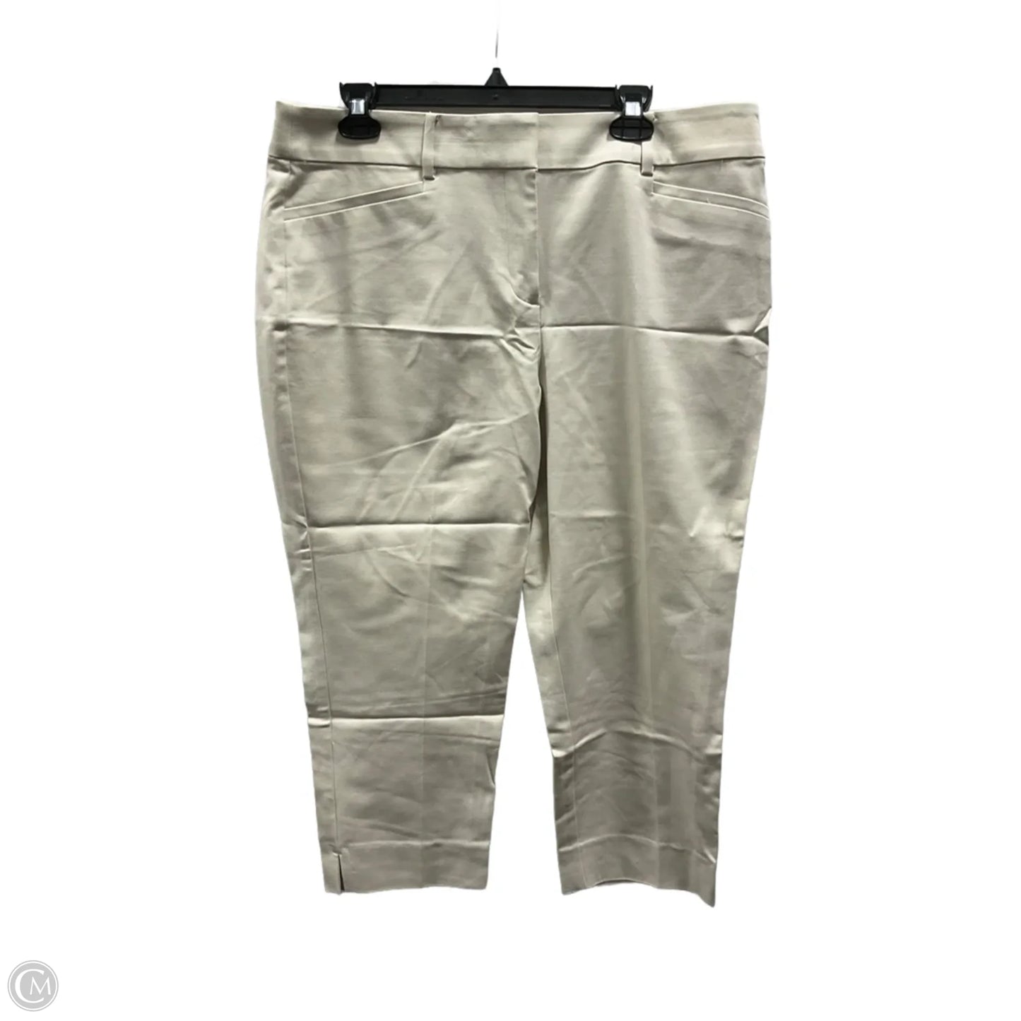 Pants Cropped By Loft In Tan, Size: 14