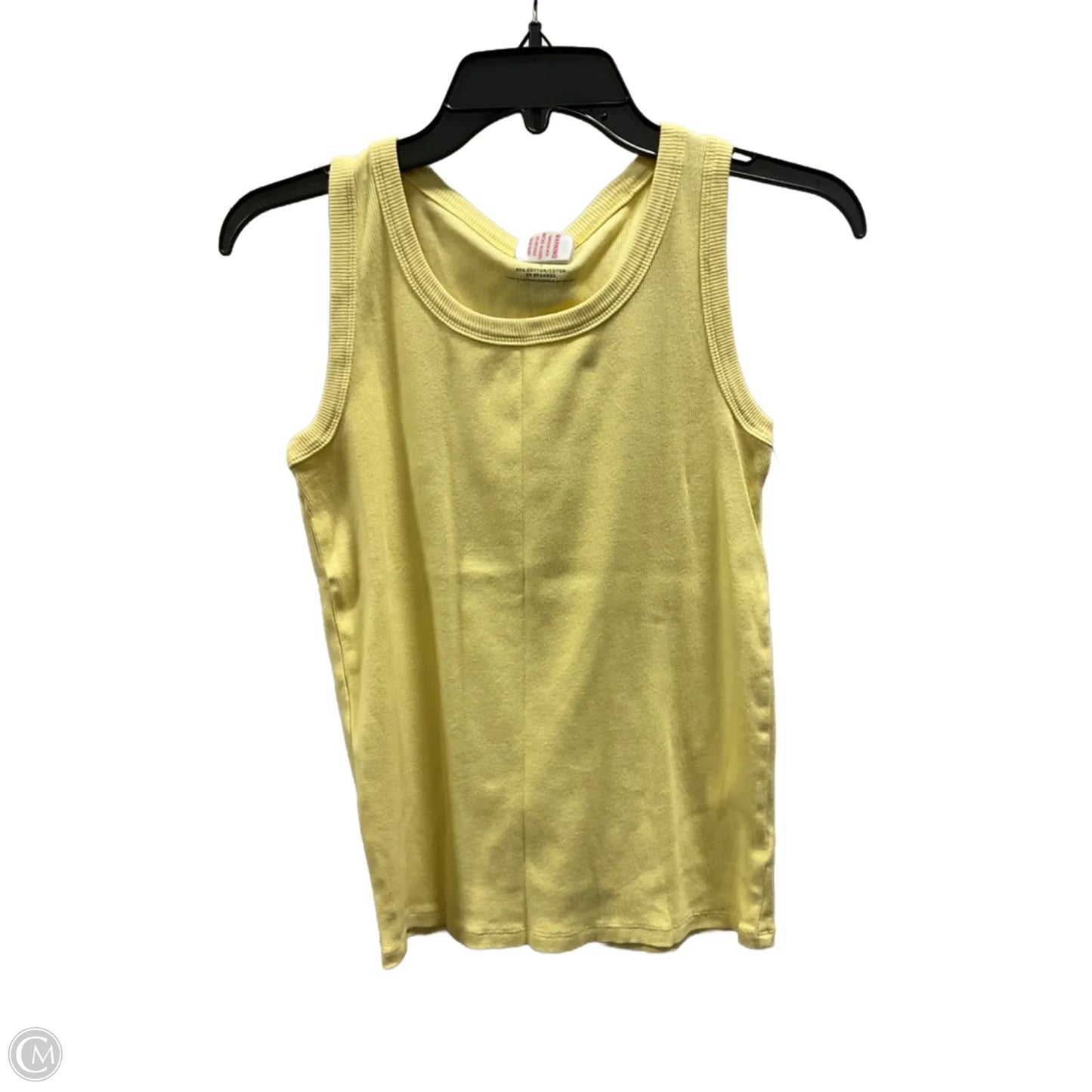 Top Sleeveless Basic By Talbots In Yellow, Size: S
