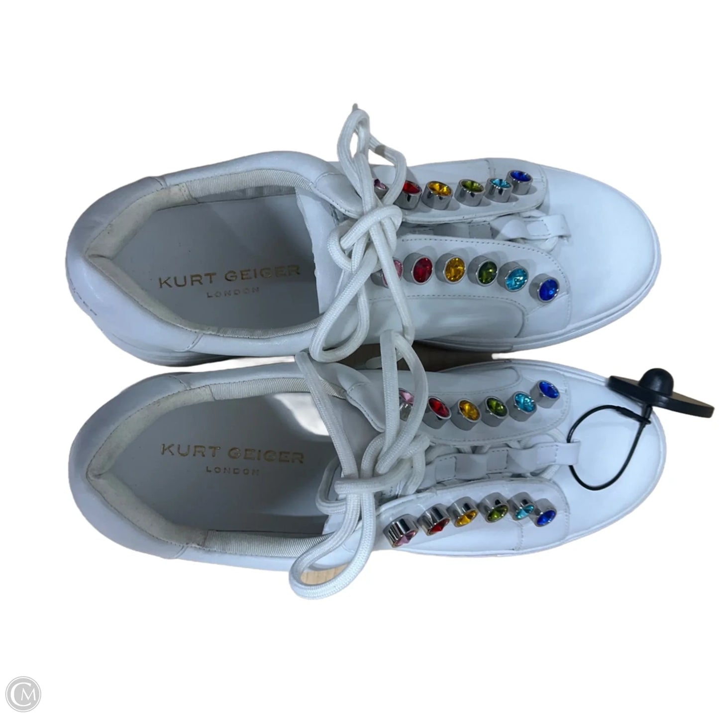 Shoes Designer By Kurt Geiger In White, Size: 9