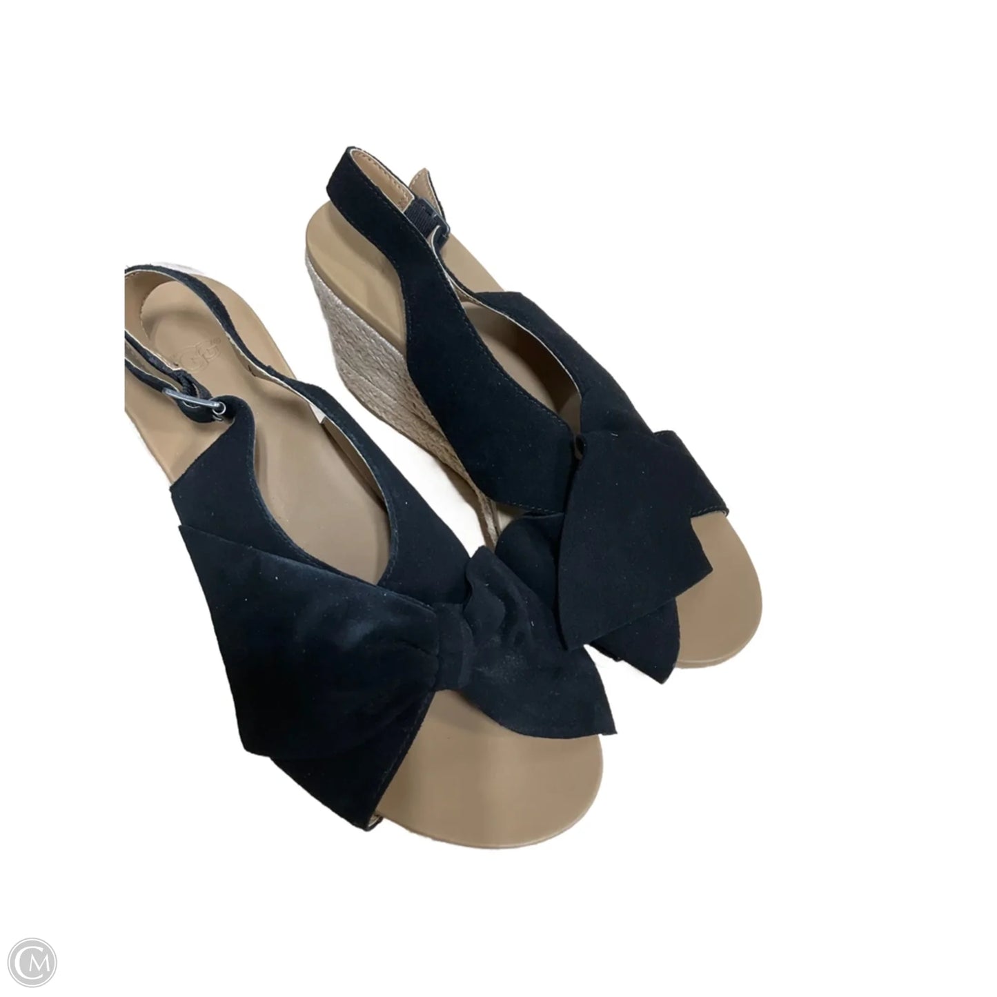 Sandals Designer By Ugg In Black, Size: 8