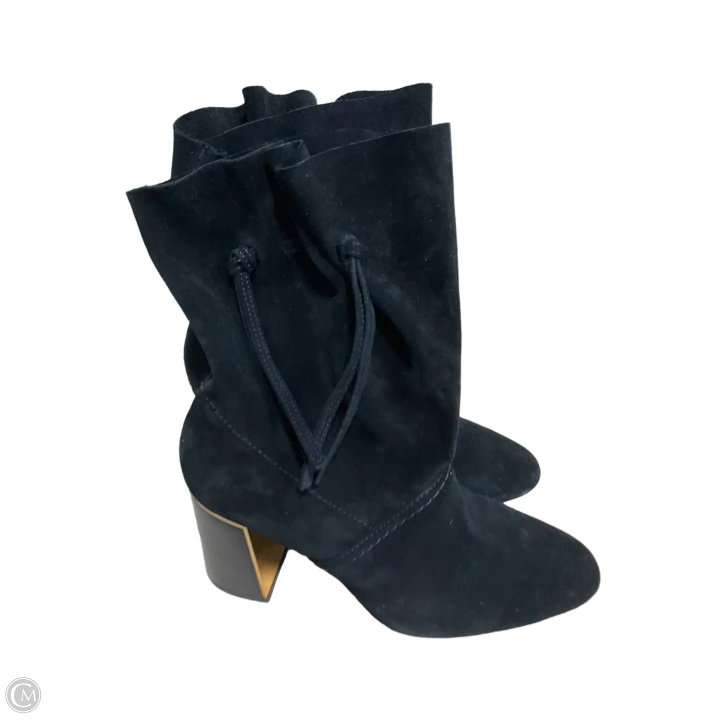 Boots Designer By Tory Burch In Black, Size: 8