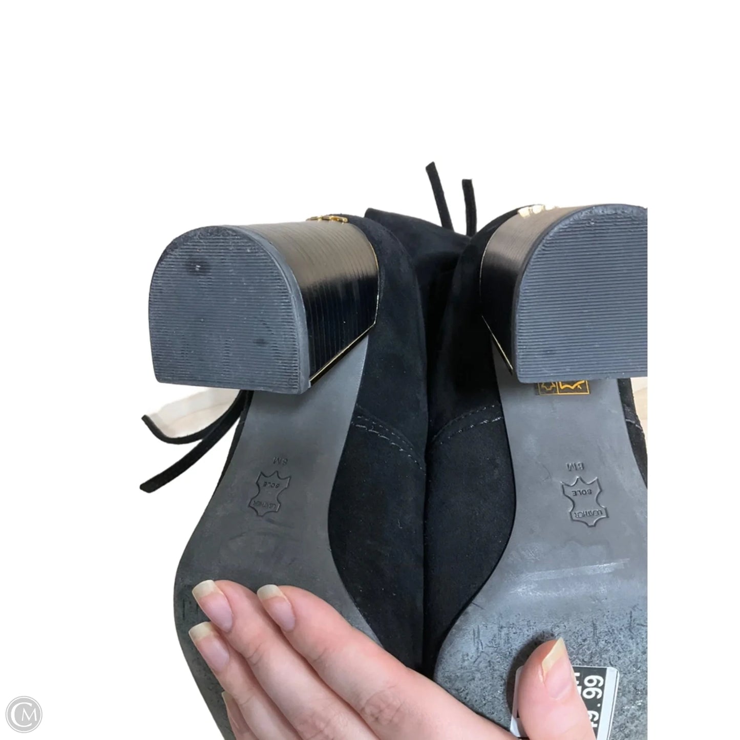 Boots Designer By Tory Burch In Black, Size: 8