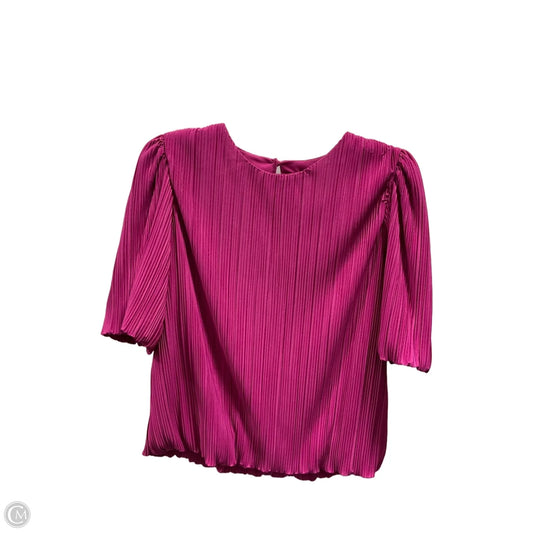 Top Short Sleeve By Evereve In Pink, Size: M