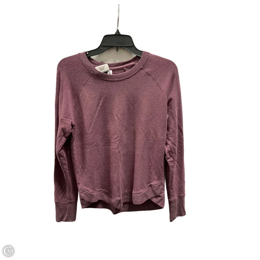 Athletic Sweatshirt Crewneck By Athleta In Purple, Size: S