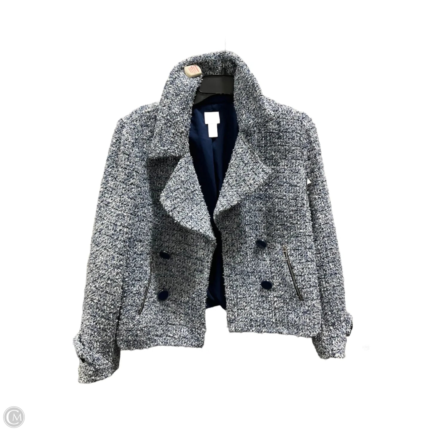 Blazer By Chicos In Blue, Size: M