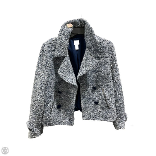 Blazer By Chicos In Blue, Size: M
