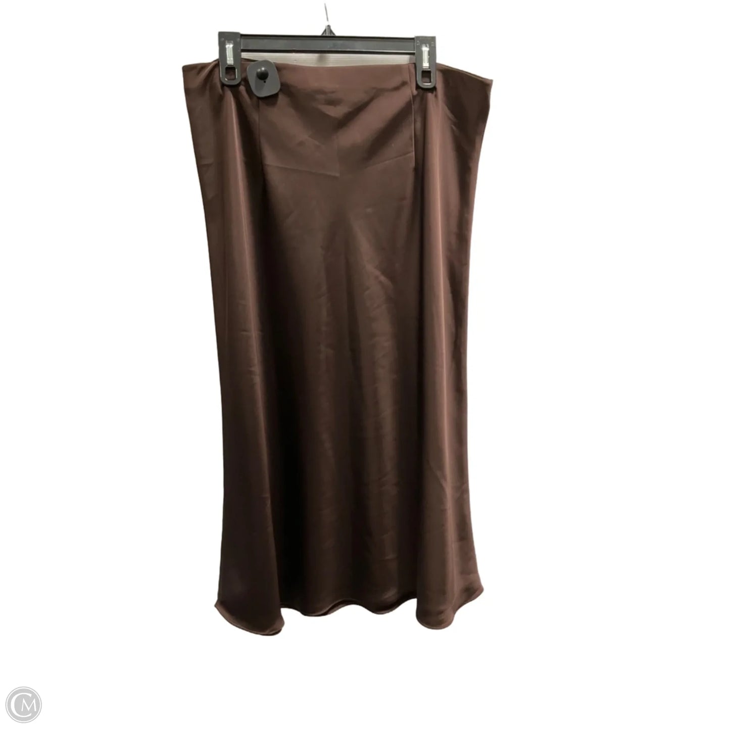 Skirt Midi By Loft In Brown, Size: Xl