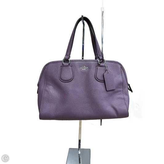 Handbag Designer By Coach, Size: Small