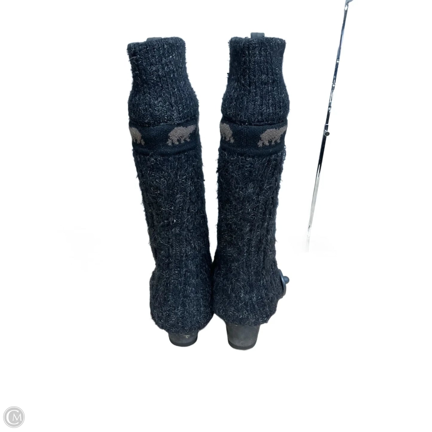 Boots Knee Heels By Sorel In Black, Size: 9