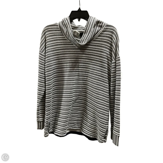 Top Long Sleeve By Talbots In Striped Pattern, Size: M