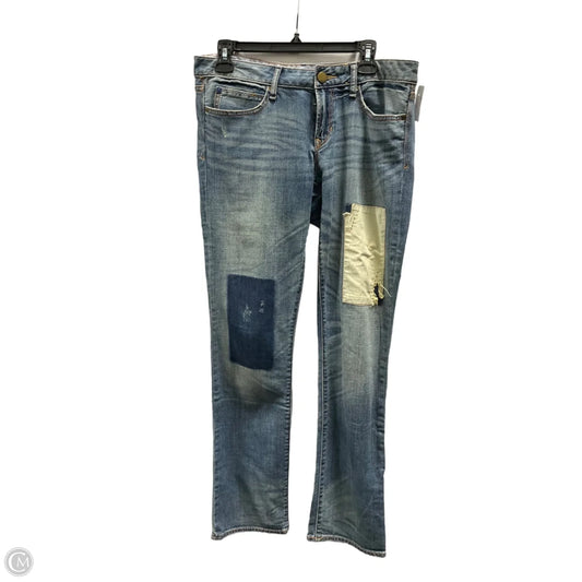 Jeans Straight By Gap In Blue Denim, Size: 8