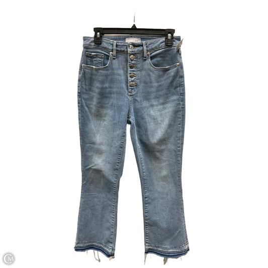 Jeans Straight By Loft In Blue Denim, Size: 6