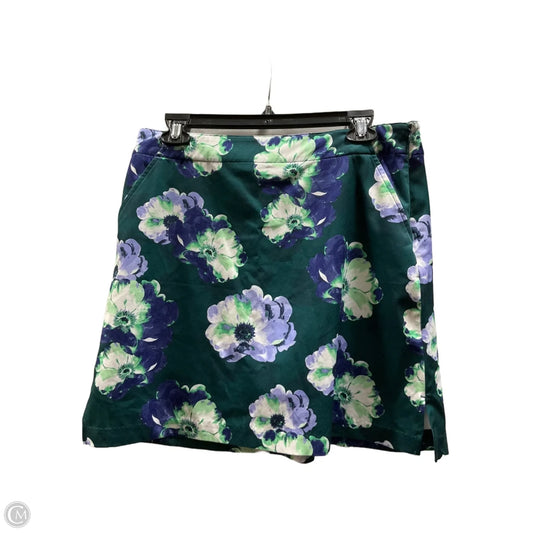 Athletic Skirt By Lady Hagen In Floral Print, Size: M
