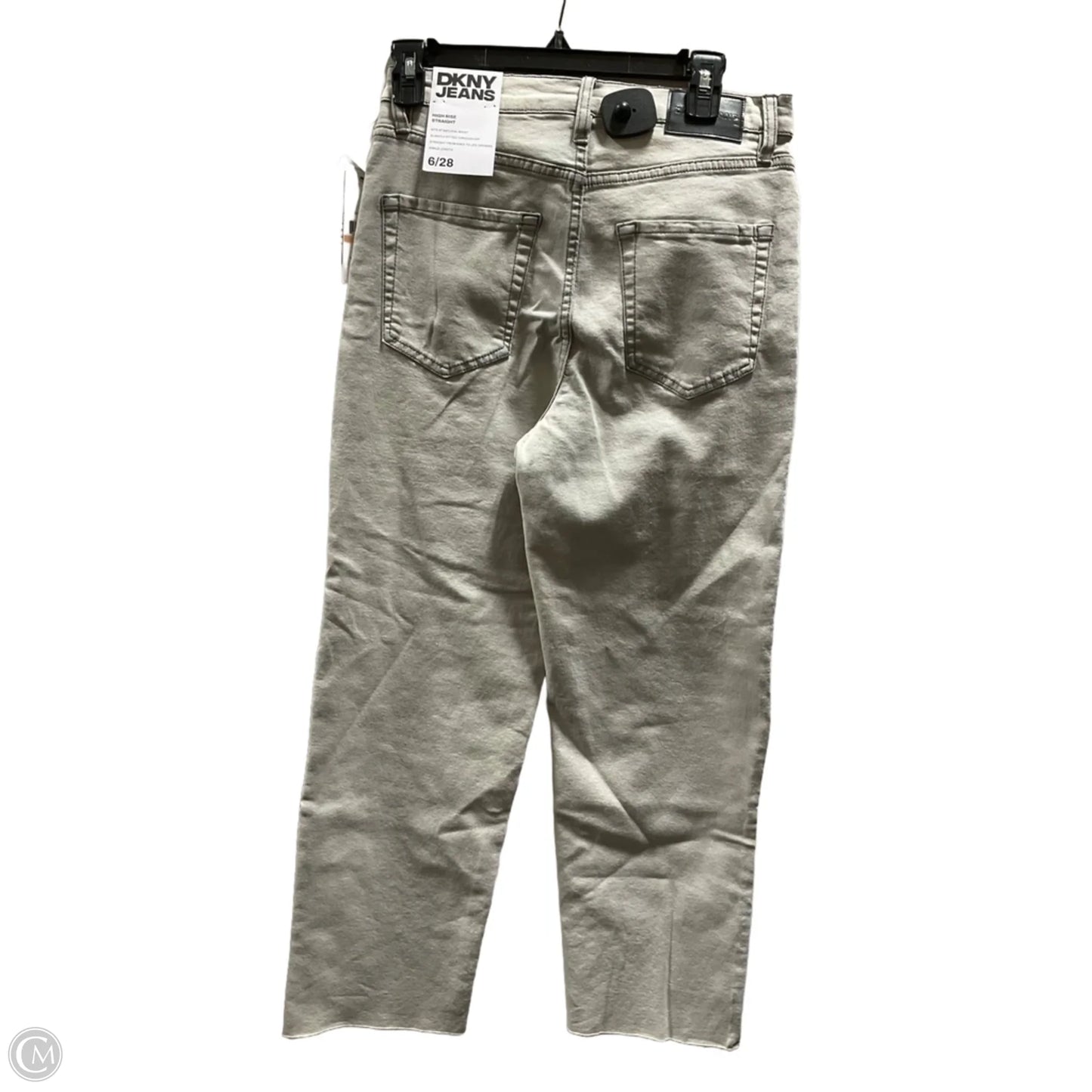 Jeans Straight By Dkny In Grey, Size: 6